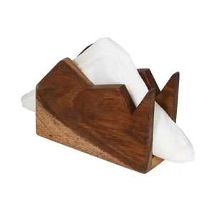 Elegante Caja de Madera para Pañuelos con Esquinas de Latón, Accesorio para el Hogar de Estilo Vintage - Product Image 3