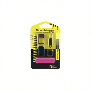 Kit adaptateur Nano SIM avec outil d'éjection et adaptateurs pour téléphones mobiles - Product Image 2