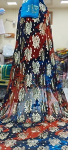 ชุดแต่งงานฟารันซาวีขายดี คุณภาพสูง ผ้าไหมแท้ 100% ระบายอากาศได้ดี พิมพ์ลายหลากสี ประดับคริสตัล ดีไซน์แบบดิรัก โซมาลี ทอแบบดั้งเดิม - Product Image 4