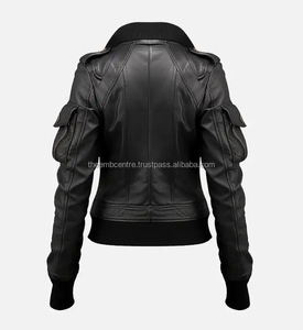 Nuevo diseño, chaqueta de cuero de tela cómoda para mujer, producto recién llegado, chaqueta genuina de secado rápido para mujer - Product Image 3
