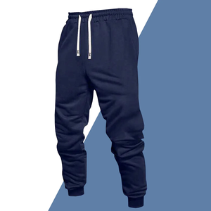 Pantalones Casuales de Lona para Hombre, 4 Piezas, Color Sólido, Resistentes al Viento y Transpirables, Pantalones Deportivos para Correr con Cordones en los Tobillos, para Todo el Año - Product Image 5