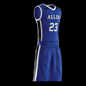 Ensemble d'uniformes de basketball sans manches personnalisés pour hommes, taille XL, séchage rapide, anti-transpiration, anti-bactérien, imprimé par transfert thermique - Product Image 2