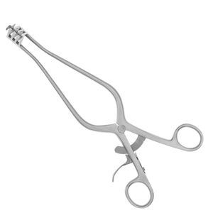 Retractor Quirúrgico Manual Reutilizable Weitlaner de 9 1/2 Pulgadas, Afilado, con 3x4 Dientes, Autoajustable, de Acero Inoxidable, Instrumento de Mano - Product Image 3