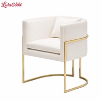Tabouret de bar moderne et robuste avec structure métallique et revêtement en velours, idéal pour la maison, les bars, les cafés, les salles à manger, les villas et l'usage commercial