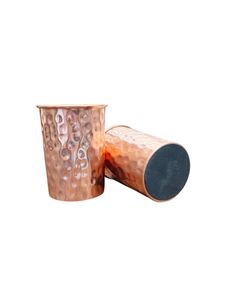 High Quality Gorgeous Look Pure Copper Tumbler Glass <b>Set</b> Cup for Water Decorated Tumbler Large Custom for Drinking Ware - Product Image 6