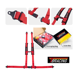 ชุดสายรัดนิรภัยแบบ 4 จุด High Comfort TBRACING TUN402 สำหรับขับขี่ออฟโรด พร้อมแผ่นรองไหล่และหัวเข็มขัดอัตโนมัติ บริการสกรีนโลโก้สำหรับการสั่งซื้อจำนวนมาก - Product Image 2