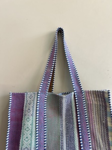 Bolso Tote Vintage Indio Kantha para Mujer, Bolsos de Compras Reversibles Hechos a Mano - Product Image 2