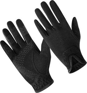 Women Horse Riding Gloves Ladies Laser Flower Pattern Anti-Slip <b>Equestrian</b> Stretchable Gloves - Product Image 1