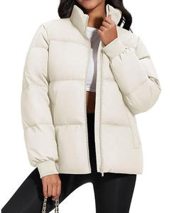 เสื้อโค้ทกันหนาวแบบซิปเต็มตัวสำหรับผู้หญิง พร้อมฮู้ด - Product Image 1