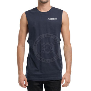 New Arrival Spandex Polyester Gym Wear <b>Men</b> Gym <b>Singlet</b> Shirts Quick Dry Customized <b>Singlet</b> Shirts - Product Image 2