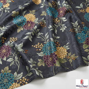 Bulk Supply Digital Printed Polyester Fabric Custom Manufacturing Service For Garments Dresses Home Textiles - Product Image 1