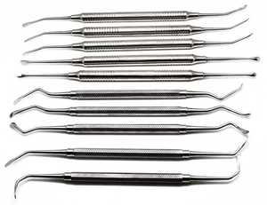 Juego de Instrumentos Quirúrgicos Dentales de Acero Inoxidable, Cureta Periodontal, Exploradores, Pinzas, Extractor, Herramientas Dentales - Product Image 4