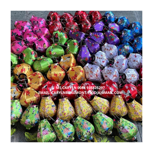 Lanternes en soie vietnamiennes traditionnelles, lanternes en soie et en bambou pour le festival de la mi-automne, décoration traditionnelle pour la maison et le jardin - Product Image 1