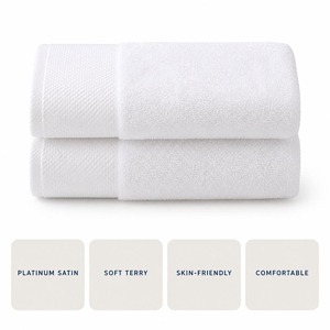 Serviettes de toilette en coton 100% de qualité supérieure, durables et très absorbantes, pour l'hôtellerie et les soins de santé - Product Image 3