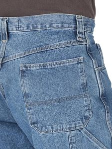 Shorts en jean droits streetwear d'été, en coton délavé foncé, style vintage, pour hommes - Product Image 6