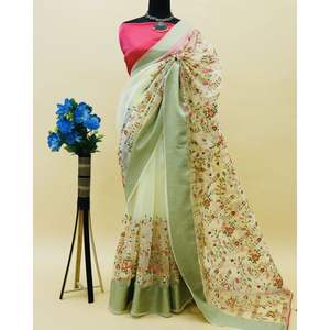 ชุดงานปาร์ตี้งาน zari-dori ชุด Saree สำหรับชุดงานพรอมหลากสี - Product Image 5