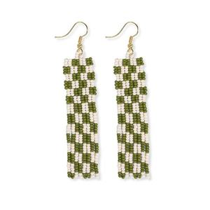 Handmade Classic Ethnic Style 71 <b>Beaded</b> Cotton Lightweight Embroidery Earrings Customizable <b>Crystal</b> Fashion Accessories - Product Image 5