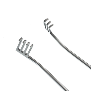 เครื่องมือผ่าตัดแบบมือถือ Weitlaner รุ่น Manual Reusable ขนาด 9 1/2 นิ้ว ปลายทู่ 3x4 ซี่ฟัน  ชนิดยึดติดด้วยตัวเอง ทำจากเหล็กกล้าไร้สนิม - Product Image 3