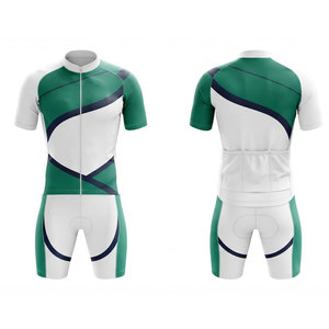 High Performance Polyester Cycling Uniform for <b>Men</b> Aerodynamic Jersey and <b>Bib</b> Shorts Breathable Fabric for Racing and Training - Product Image 1