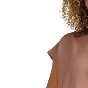 Conjunto de Uniforme Médico para Mujer, Blusa de Manga Corta con Cuello en V y Pantalones, Uniforme de Enfermera de Hospital, Color Rosa Empolvado - Product Image 2