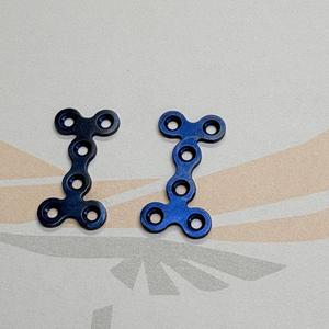 DENTAVEX CORPORATION Mini plaque de blocage en titane en forme de I de 1,5 mm pour la chirurgie maxillo-faciale, usage hospitalier - Product Image 2
