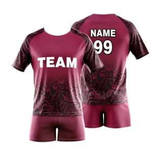 เสื้อรักบี้ออลแบล็คส์แบบสั่งทำสำหรับผู้ชายและเด็กผู้ชาย ชุดกีฬารักบี้สำหรับนักกีฬาและทีม - Product Image 3