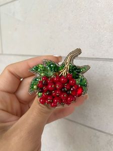 MD HANDICRAFTS Vintage Style Embroidered Beaded Brooch Pin with Premium Handcrafted Design <b>for</b> Unisex <b>Wedding</b> Occasions - Product Image 2
