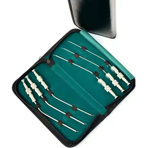 Juego de 6 Tubos de Succión Frazier de Acero Inoxidable Reutilizables, Instrumentos Quirúrgicos de Diagnóstico ORL, Juego de Cánulas de Succión Médicas - Product Image 3
