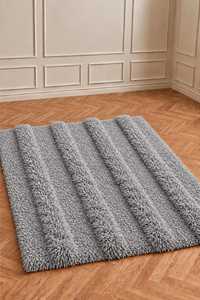 Tapis en laine à poils longs noués à la main, tapis de luxe faits à la main en laine pour salon, tapis shaggy de luxe faits à la main en laine - Product Image 4