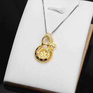 จี้เงินแท้ S925 ดีไซน์ทรงหัวกะหล่ำปลี ประดับมุก อุปกรณ์ DIY กึ่งสำเร็จรูป สำหรับทำเครื่องประดับผู้หญิง-661 - Product Image 4