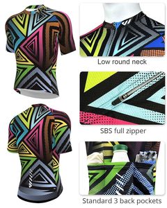 เสื้อจักรยานผู้ชายแบบสั่งทำพิเศษ ซิปเต็มตัว มีกระเป๋า รับผลิตตามแบบ (OEM) ขายส่งจำนวนมาก - Product Image 4