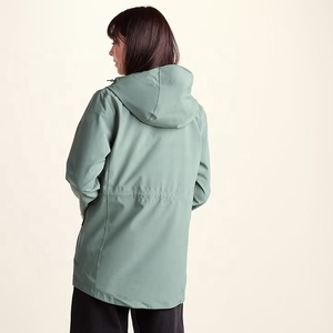 <b>Womens</b> Winter Waterproof Windproof Rain <b>Jacket</b> Hooded <b>Zipper</b> Regular Length Outdoor Coat <b>Womens</b> Rain <b>Jacket</b> - Product Image 6