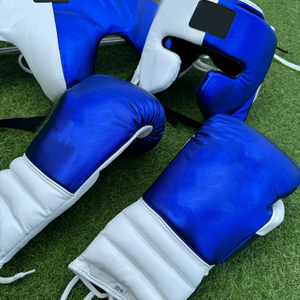 Ensemble de gants de boxe confortables en cuir avec protège-tête, protège-guêtres et protège-pénis, équipement d'entraînement et de combat pour adultes - Product Image 5