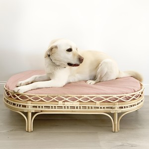 Lit en rotin et bambou pour animaux domestiques, lit pour chiens et chats, petits animaux, bon marché - Product Image 3