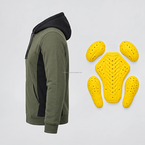 Sudadera con Capucha para Motociclistas, Personalizada, con Protección, Resistente al Viento, con Protección en Hombros, Codos y Espalda - Product Image 4