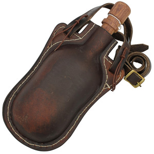 Botella de Agua de Cuero Personalizada para Caza, Cantimplora Portátil con Correa para Hombro, Venta al por Mayor para Viajes y Camping - Product Image 1