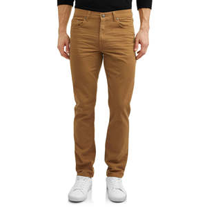 Pantalones de pana para hombre al por mayor, estilo desgastado, corte regular, cintura media, personalizables, transpirables - Product Image 1