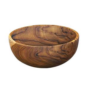 Nuevo Tazón de Madera Natural Hecho a Mano de Acacia para Ensaladas, Mantequilla, Sopa y Comida, Vajilla para Cocina - Product Image 6