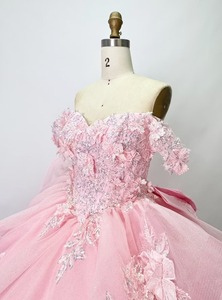 Handmade <b>Princess</b> Pink off Shoulder Sweetheart Quinceanera Lace Party Women's Wedding <b>Dresses</b> Wedding Dressgirl <b>Dress</b> <b>Prom</b> <b>Dress</b> - Product Image 4