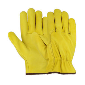 Sunny <b>Gloves</b> Black Goat Leather Unisex Safety <b>Driver</b> <b>Gloves</b> for Lining Thermal Cut Anti-Slip Tear-Resistant Latex-Free 8 oz - Product Image 6