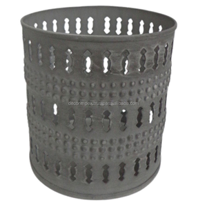 Bougeoir de couleur noire votive en métal de haute qualité pour la décoration de la maison et de la table - Product Image 2