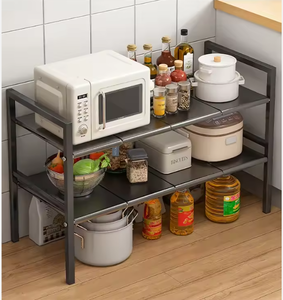 Under Sink Storage Organizer Expandable Kitchen Cabinet <b>Shelf</b> Rack Multifunction Sink Organizer With <b>Basket</b> Drawers - Product Image 3