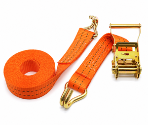 OEM 38mm Premium Polyester <b>Cargo</b> Securing Strap with Wire Hooks 6m 2000kg Custom Logo Available - Product Image 5