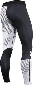 Traje de compresión deportivo para hombre, conjunto para entrenamiento en gimnasio, para entrenamiento deportivo, correr y fitness, diseño ajustado con soporte muscular. - Product Image 2