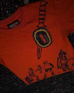 Camiseta personalizada de manga corta con cuello redondo y estampado gráfico para hombre, 100% algodón, ropa informal de calle, camiseta de moda con diseño de guerrero - Product Image 2