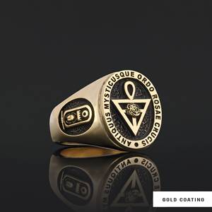 Anillo de Graduación Universitario BOJ RCJ Ring 019 Personalizado con Diamantes Plateados, Unisex, para Regalo en Fiestas y Ocasiones Especiales, Precio Bajo, Gran Venta - Product Image 2