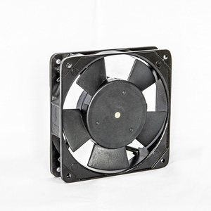 Ventilateur de refroidissement DC 120 mm 12 V en plastique noir à flux axial avec roulement à manchon pour montage mural - Product Image 4