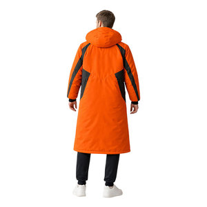 High Quality Athletic Swim <b>Parka</b> Coat Custom Logo <b>Waterproof</b> Hooded Long <b>Jacket</b> for Outdoor Swimming Training and Outdoor Sports - Product Image 5