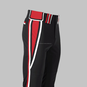 Pantalones de béisbol para jóvenes de longitud completa al por mayor pantalones de béisbol para niños y niñas con parte inferior elástica a presión duradera - Product Image 4