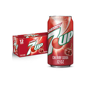 Boîtes de conserve authentiques 7UP Cherry 355 ml, fabriquées aux États-Unis pour les hôtels, les restaurants et les fournisseurs de services de traiteur - Product Image 1